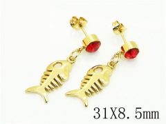 HY Wholesale Earrings 316L Stainless Steel Popular Jewelry Earrings-HY60E1641JW