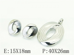 HY Wholesale 316L Stainless Steel jewelry Set-HY57S0142HDD