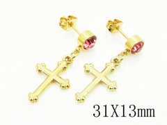 HY Wholesale Earrings 316L Stainless Steel Popular Jewelry Earrings-HY60E1614JF