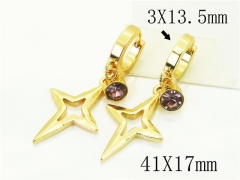 HY Wholesale Earrings 316L Stainless Steel Popular Jewelry Earrings-HY60E1532BJO