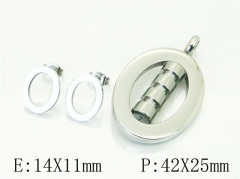 HY Wholesale 316L Stainless Steel jewelry Set-HY57S0144HSS