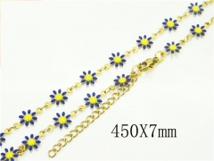 HY Wholesale Necklaces Stainless Steel 316L Jewelry Necklaces-HY39N0718PB