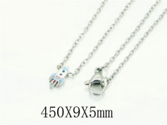 HY Wholesale Necklaces Stainless Steel 316L Jewelry Necklaces-HY81N0428JW