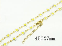 HY Wholesale Necklaces Stainless Steel 316L Jewelry Necklaces-HY39N0707PX