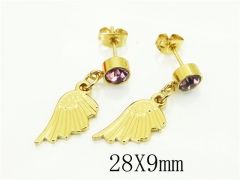 HY Wholesale Earrings 316L Stainless Steel Popular Jewelry Earrings-HY60E1646JX