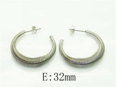HY Wholesale Earrings 316L Stainless Steel Popular Jewelry Earrings-HY06E0401MV