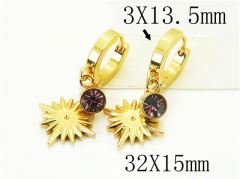 HY Wholesale Earrings 316L Stainless Steel Popular Jewelry Earrings-HY60E1551YJO