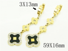HY Wholesale Earrings 316L Stainless Steel Popular Jewelry Earrings-HY32E0462HHQ