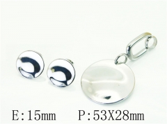 HY Wholesale 316L Stainless Steel jewelry Set-HY57S0134HQQ