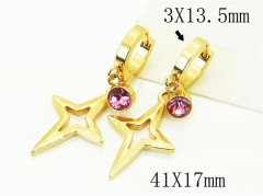HY Wholesale Earrings 316L Stainless Steel Popular Jewelry Earrings-HY60E1529DJO