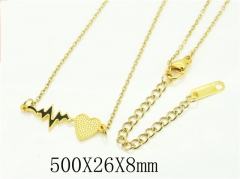 HY Wholesale Necklaces Stainless Steel 316L Jewelry Necklaces-HY81N0414MW