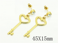 HY Wholesale Earrings 316L Stainless Steel Popular Jewelry Earrings-HY60E1597JD