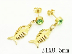 HY Wholesale Earrings 316L Stainless Steel Popular Jewelry Earrings-HY60E1639JA