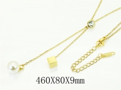HY Wholesale Necklaces Stainless Steel 316L Jewelry Necklaces-HY81N0438ME