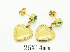 HY Wholesale Earrings 316L Stainless Steel Popular Jewelry Earrings-HY60E1650JS