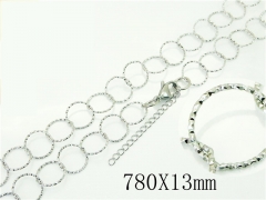 HY Wholesale Necklaces Stainless Steel 316L Jewelry Necklaces-HY70N0687NW