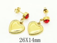 HY Wholesale Earrings 316L Stainless Steel Popular Jewelry Earrings-HY60E1649JA