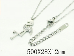 HY Wholesale Necklaces Stainless Steel 316L Jewelry Necklaces-HY81N0424LA