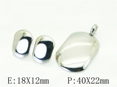HY Wholesale 316L Stainless Steel jewelry Set-HY57S0138HUU