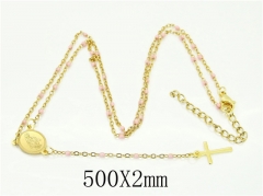 HY Wholesale Necklaces Stainless Steel 316L Jewelry Necklaces-HY39N0703MS