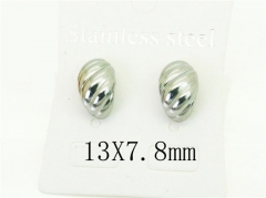HY Wholesale Earrings 316L Stainless Steel Popular Jewelry Earrings-HY06E0417LW