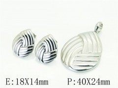 HY Wholesale 316L Stainless Steel jewelry Set-HY57S0140HEE