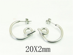 HY Wholesale Earrings 316L Stainless Steel Popular Jewelry Earrings-HY06E0413MW