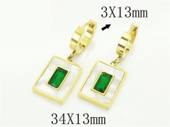 HY Wholesale Earrings 316L Stainless Steel Popular Jewelry Earrings-HY32E0464HDD