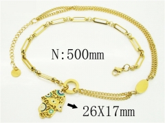 HY Wholesale Necklaces Stainless Steel 316L Jewelry Necklaces-HY32N0866HIL