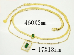 HY Wholesale Necklaces Stainless Steel 316L Jewelry Necklaces-HY32N0867HEL