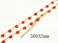 HY Wholesale Necklaces Stainless Steel 316L Jewelry Necklaces-HY39N0722OD