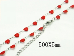 HY Wholesale Necklaces Stainless Steel 316L Jewelry Necklaces-HY39N0721MQ