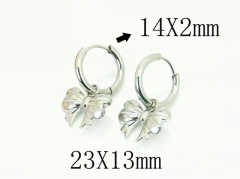 HY Wholesale Earrings 316L Stainless Steel Popular Jewelry Earrings-HY06E0423MR