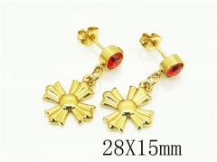 HY Wholesale Earrings 316L Stainless Steel Popular Jewelry Earrings-HY60E1605JE