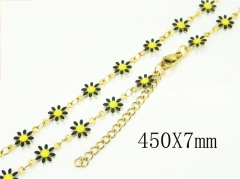 HY Wholesale Necklaces Stainless Steel 316L Jewelry Necklaces-HY39N0719PC