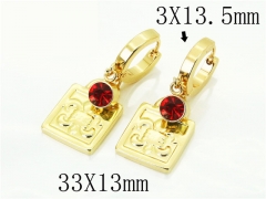 HY Wholesale Earrings 316L Stainless Steel Popular Jewelry Earrings-HY60E1523SJO