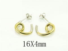 HY Wholesale Earrings 316L Stainless Steel Popular Jewelry Earrings-HY06E0412MW