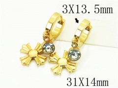 HY Wholesale Earrings 316L Stainless Steel Popular Jewelry Earrings-HY60E1553RJO