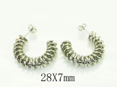 HY Wholesale Earrings 316L Stainless Steel Popular Jewelry Earrings-HY06E0397MZ
