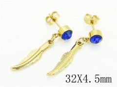 HY Wholesale Earrings 316L Stainless Steel Popular Jewelry Earrings-HY60E1585JD