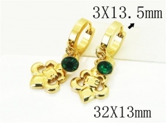 HY Wholesale Earrings 316L Stainless Steel Popular Jewelry Earrings-HY60E1543FJO