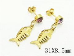 HY Wholesale Earrings 316L Stainless Steel Popular Jewelry Earrings-HY60E1638JZ