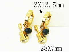 HY Wholesale Earrings 316L Stainless Steel Popular Jewelry Earrings-HY60E1556FJO