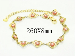 HY Wholesale Bracelets 316L Stainless Steel Jewelry Bracelets-HY81B0721DKL