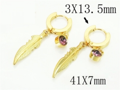 HY Wholesale Earrings 316L Stainless Steel Popular Jewelry Earrings-HY60E1513SJO