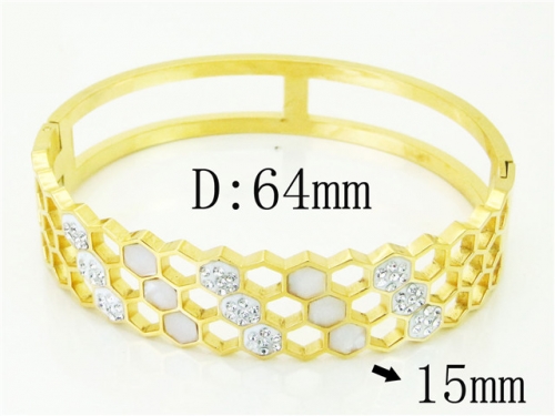 HY Wholesale Bangles Jewelry Stainless Steel 316L Fashion Bangle-HY32B0928HKW