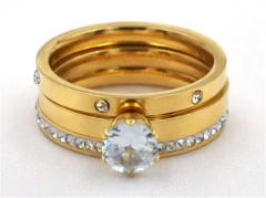 HY Wholesale Rings Jewelry 316L Stainless Steel Popular Rings-HY0090R0179