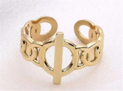 HY Wholesale Rings Jewelry 316L Stainless Steel Popular Rings-HY0090R0261