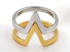 HY Wholesale Rings Jewelry 316L Stainless Steel Popular Rings-HY0090R0104