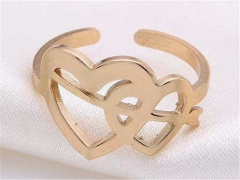 HY Wholesale Rings Jewelry 316L Stainless Steel Popular Rings-HY0090R0252